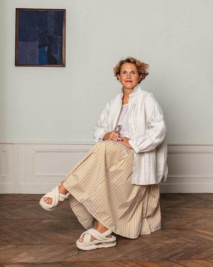 Chemise en lin de coté