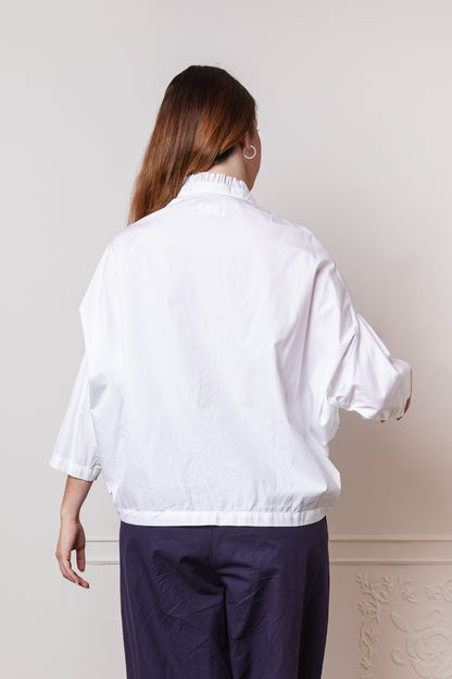 Chemise Adrienne coton blanc dos